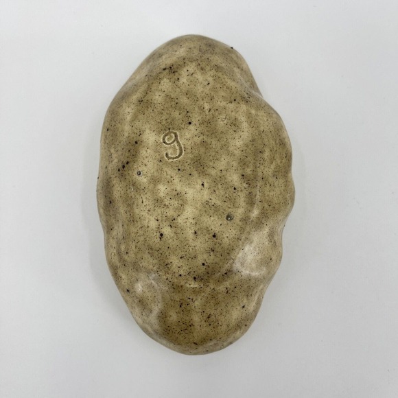 Vintage Ceramic Baked Potato Dish Lidded Sour Cream Condiment Holder ***No Spoon - Picture 4 of 4